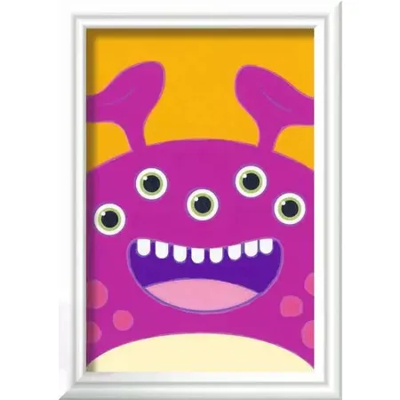 Ravensburger CreArt Lila Monster - Malen nach Zahlen für Kinder ab 7 Jahren