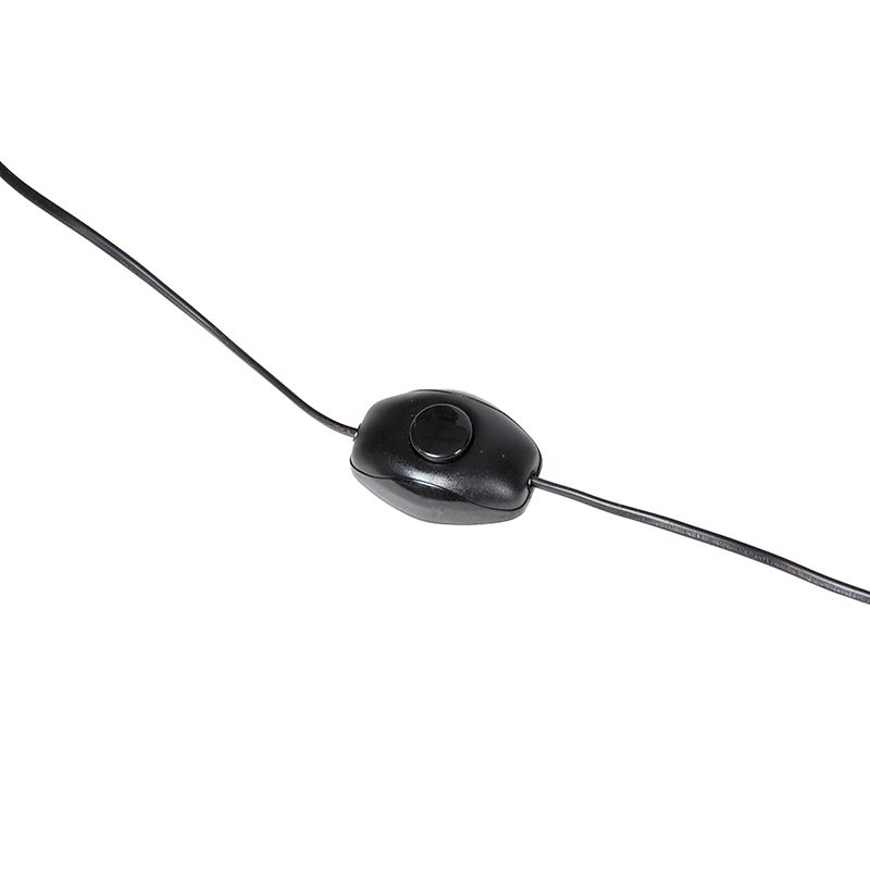 Vintage vloerlamp antiek goud zonder kap - Linden