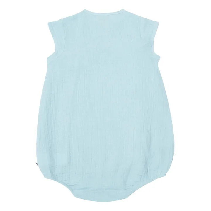 Bonton Barboteuse Gaze de Coton Bio Igloo | Bleu