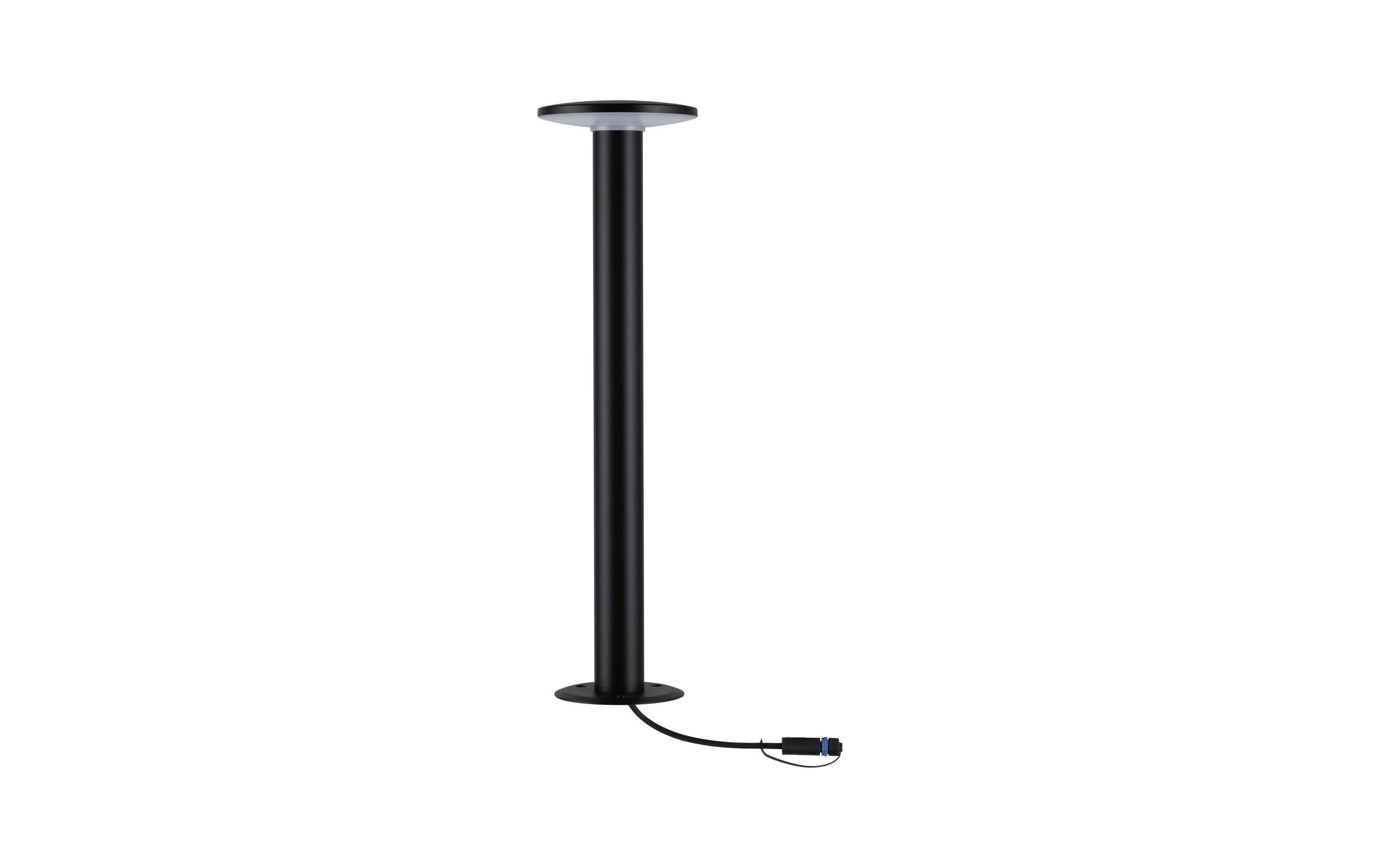 Sockelleuchte Plug & Shine Plate, 3000 K, SchwarzPollerleuchte