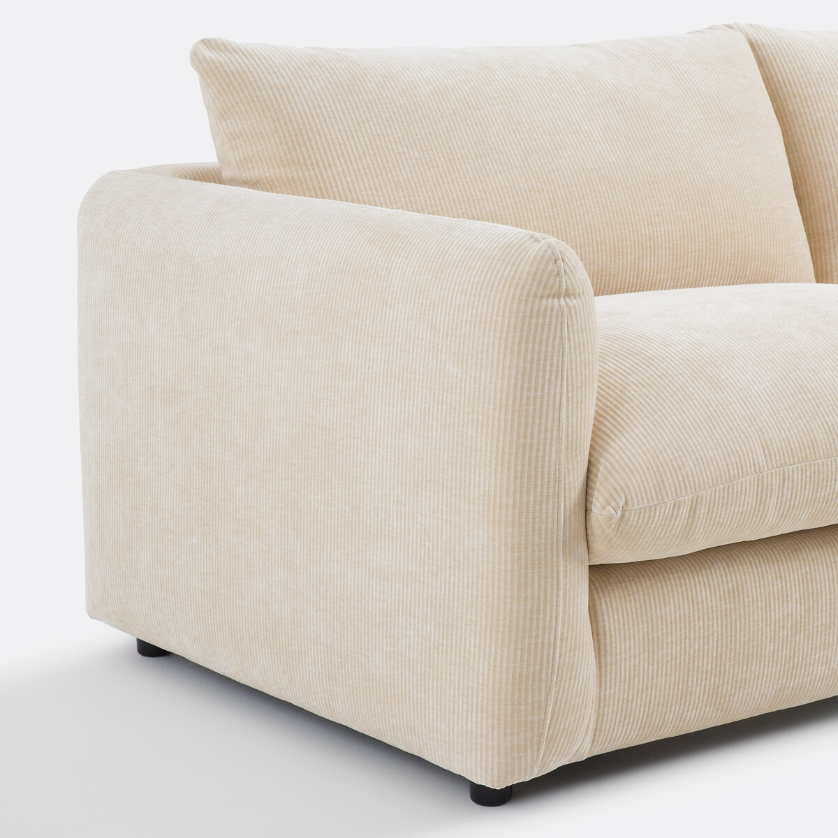 LA REDOUTE INTERIEURS<br>Sofá-cama de 2, 3 e 4 lugares. Veludo texturizado
