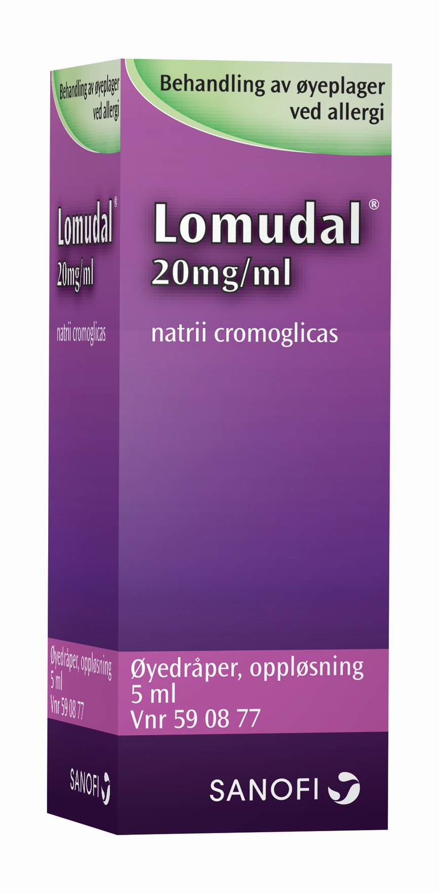 Lomudal Øyedråper 20 mg/ml