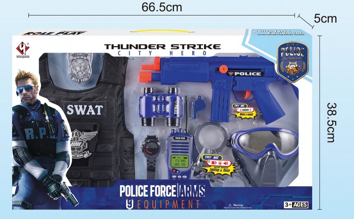 S.W.A.T. Politisæt Med Stor Æske
