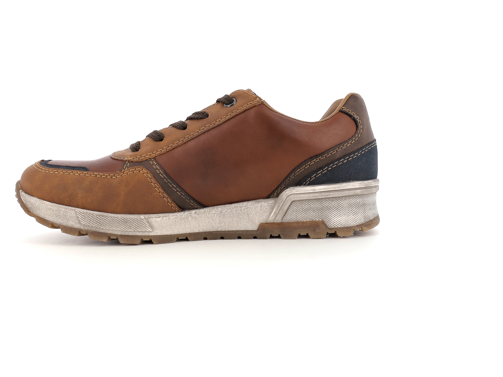 Rieker-15130 Cuir Marron Clair