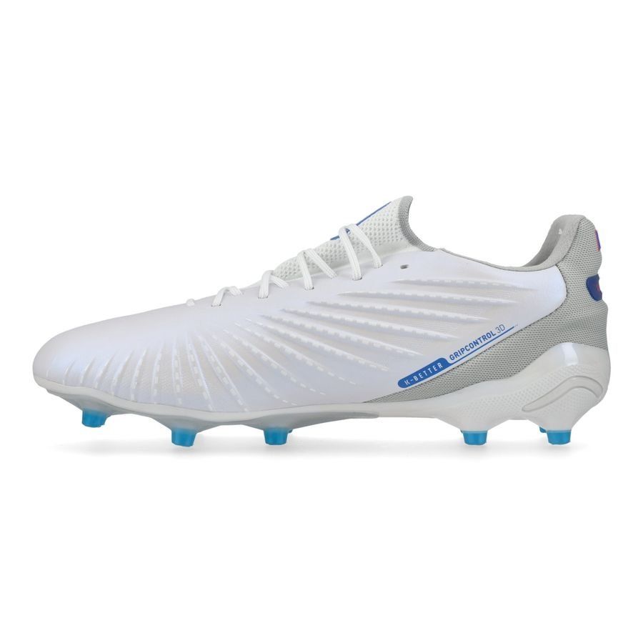 PUMA King Ultimate FG/AG Formula - Blanc/Bleu/Flat Light Gray/Crépuscule Femme