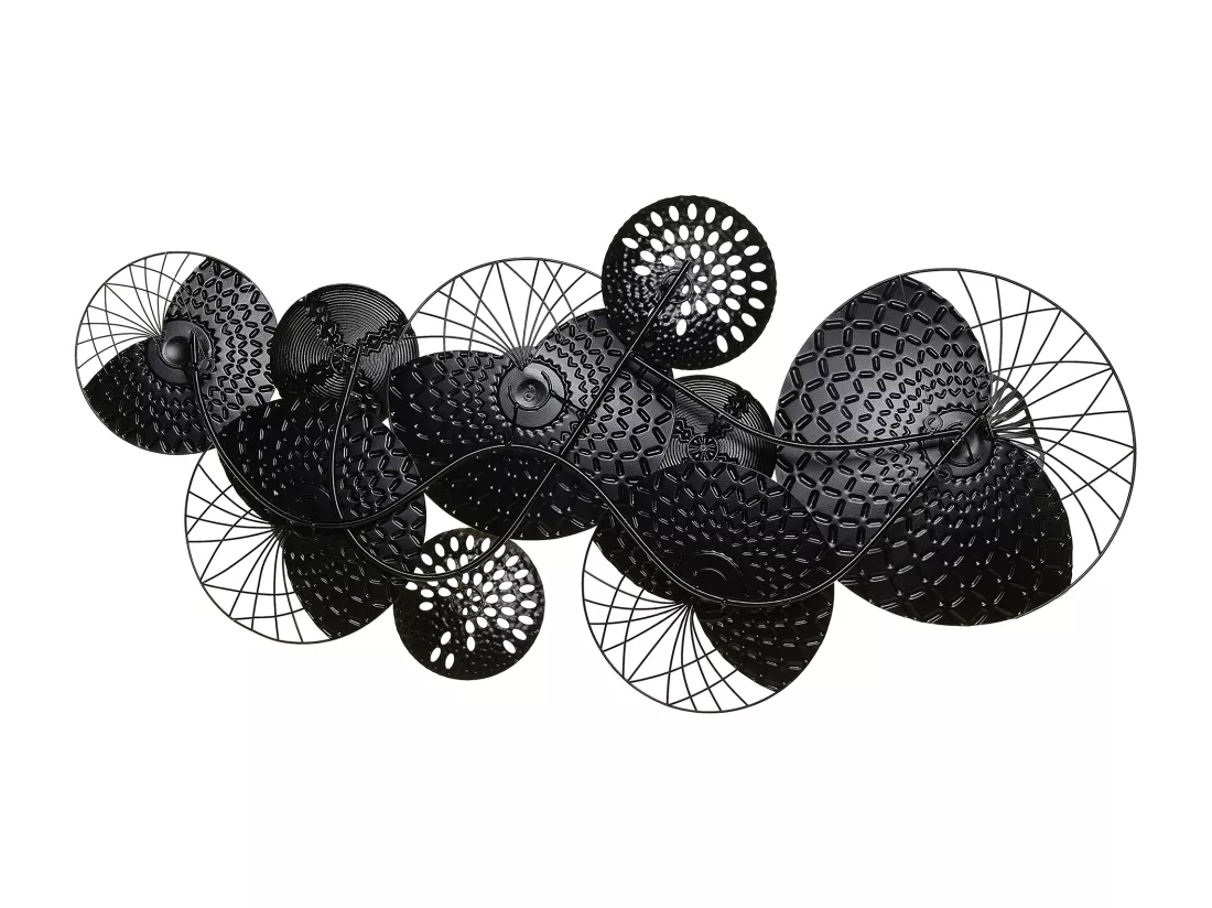 Décoration murale CESIUM Métal 58 cm Argenté