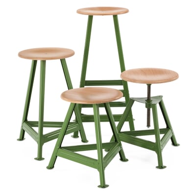 Barhocker Chemnitz, RAL 6011 Resedagrün