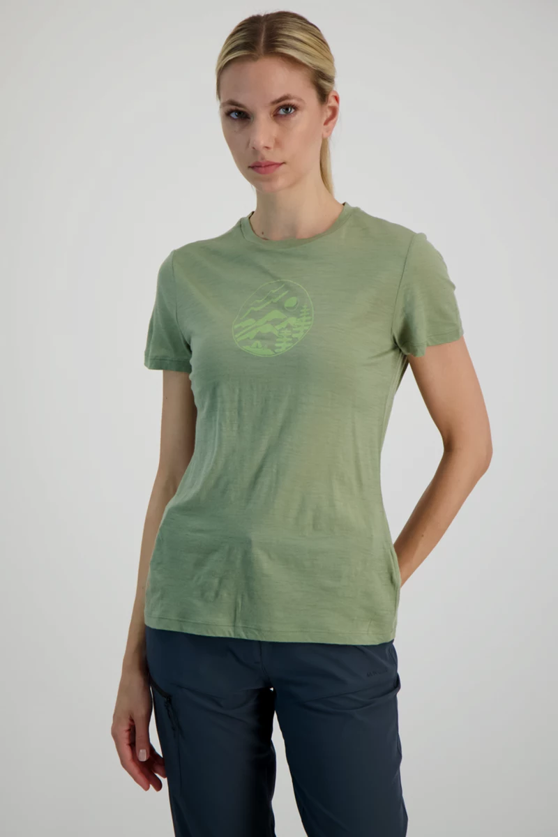 icebreaker Merino 150 Tech Lite III Camping Circle Damen T-Shirt