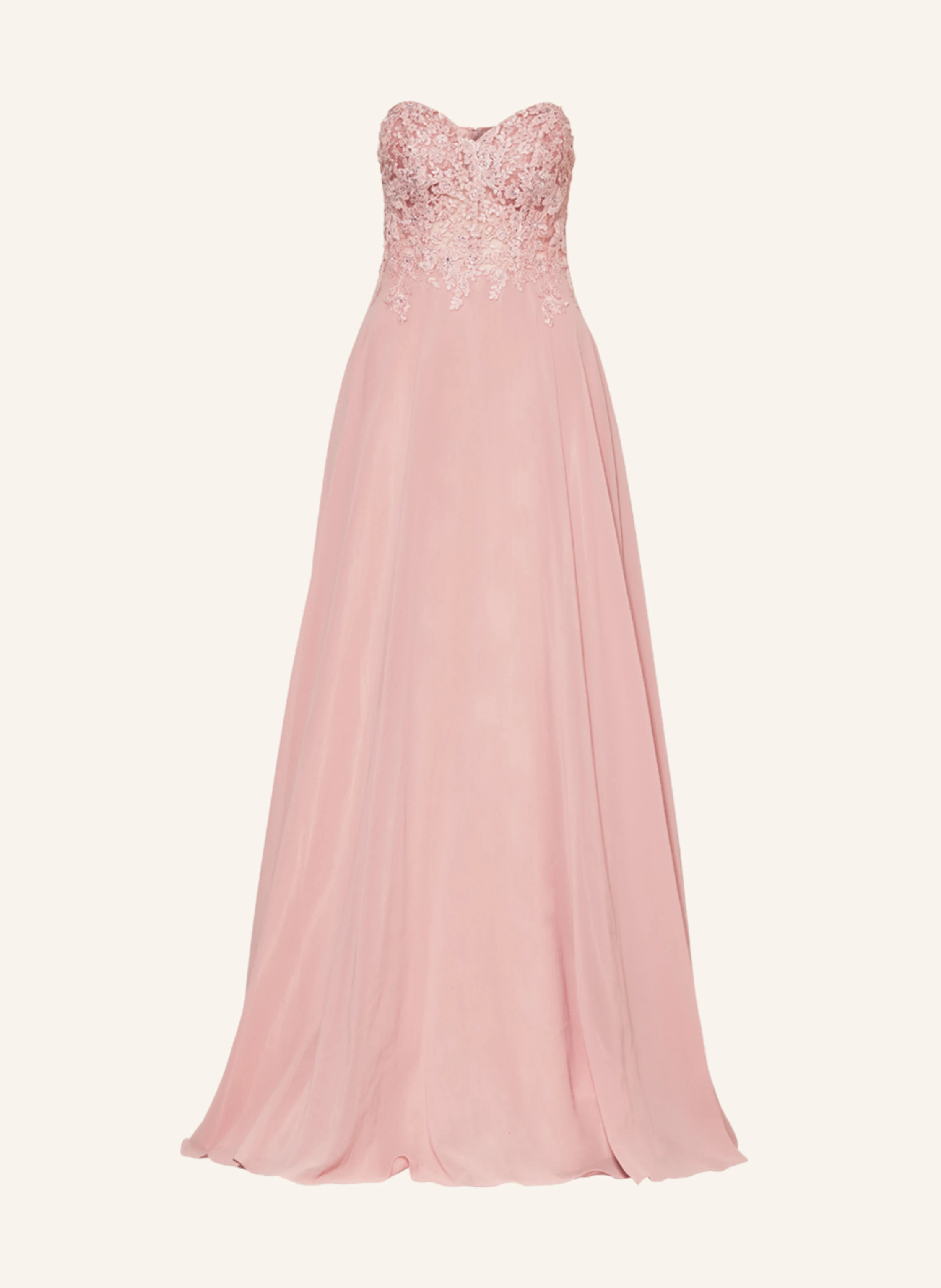 unique Abendkleid mit Schmucksteinen