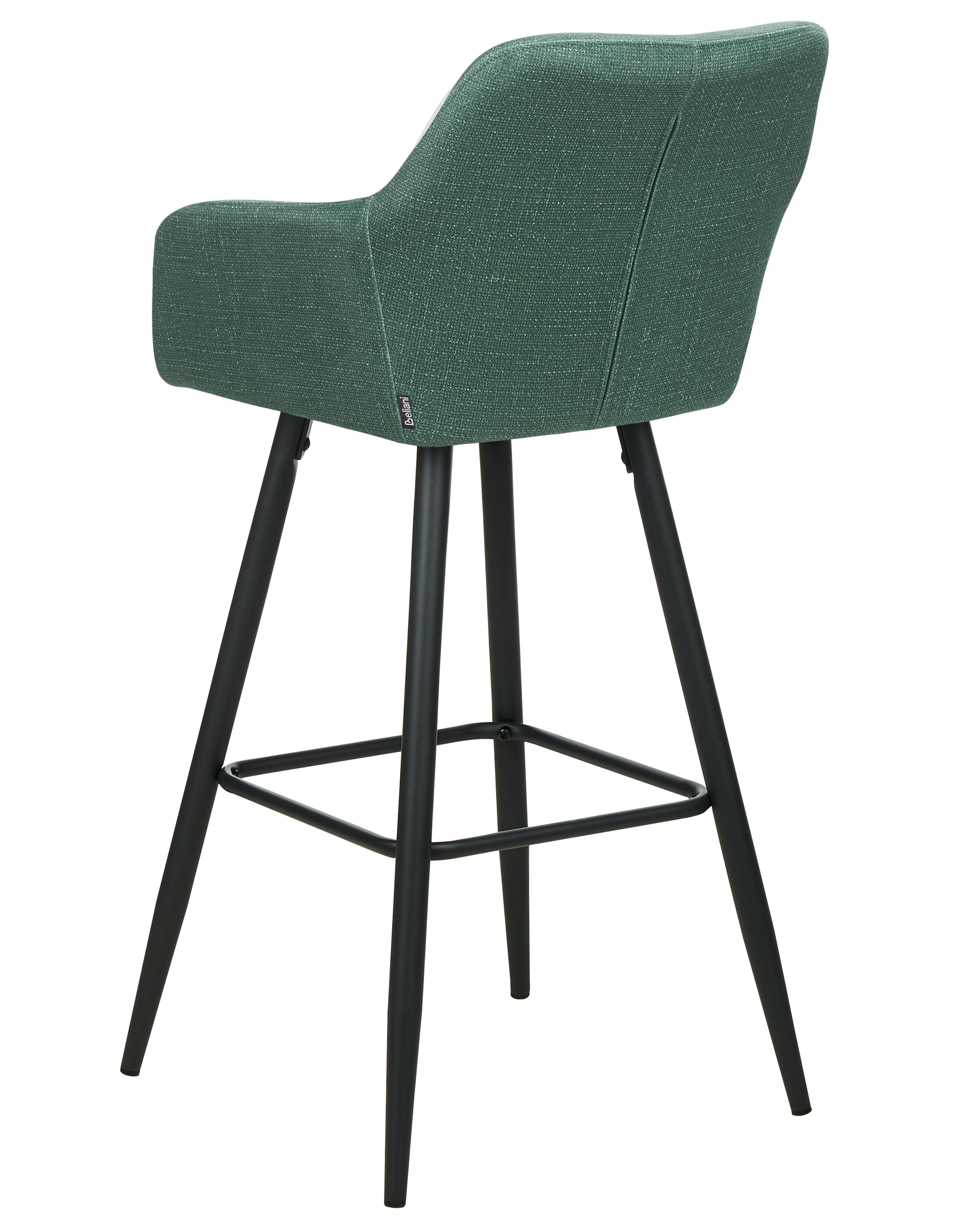 Set van 2 barstoelen CASMALIA Fluweel Donkergroen