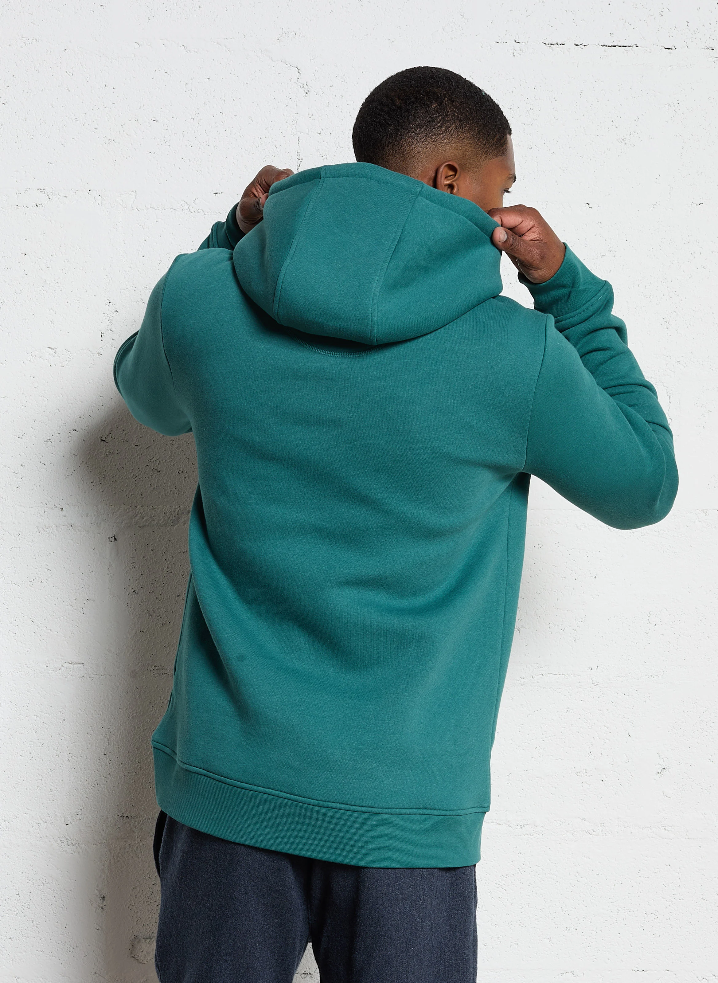 DIRAC - Sweat à capuche en coton mélangé | Bleu