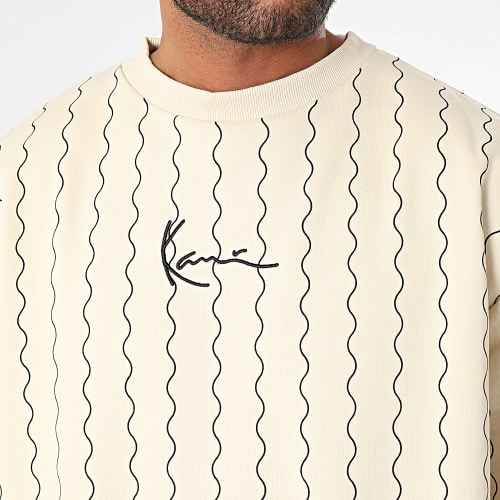 Sweat Crewneck Small Signature Ziczac 6029238 Beige