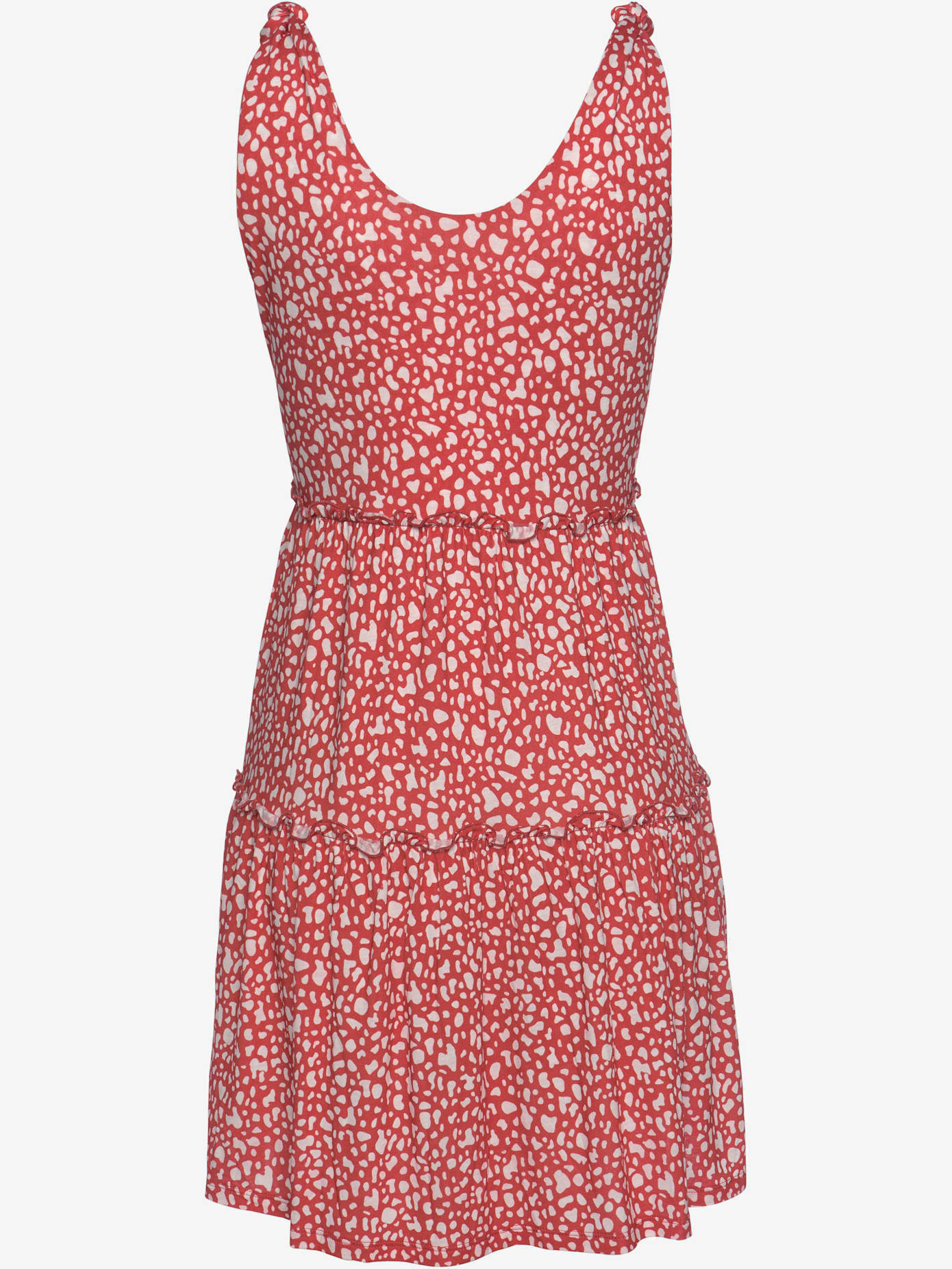 Robe imprimée robe en jersey courte à bretelles larges