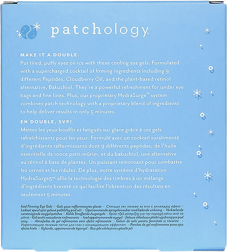Patchology Serve Chilled On Ice - Firming Eye Gels