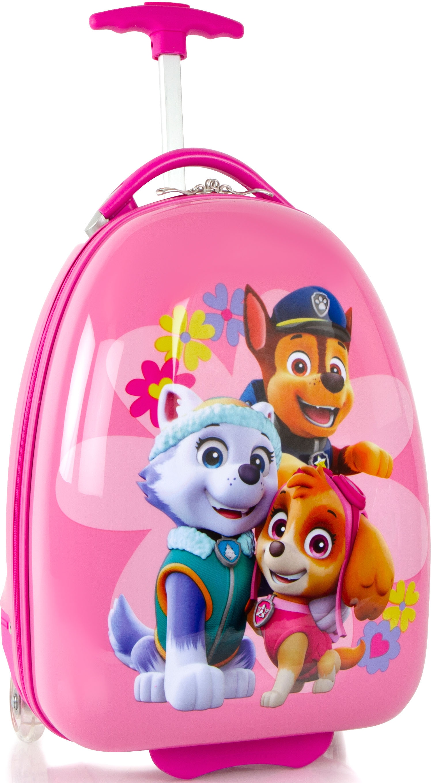 Heys Kinderkoffer »Paw Patrol, Rosa« 19 l 2 Rollen Heys x Joachim Llambi Kindertrolley Handgepäck-Koffer