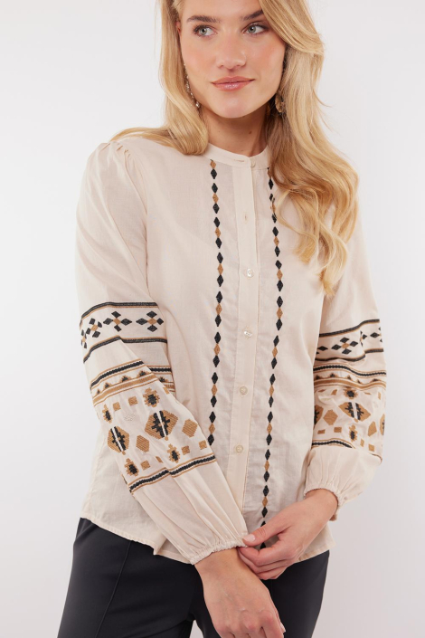 C&S The Label beige dames blouse
