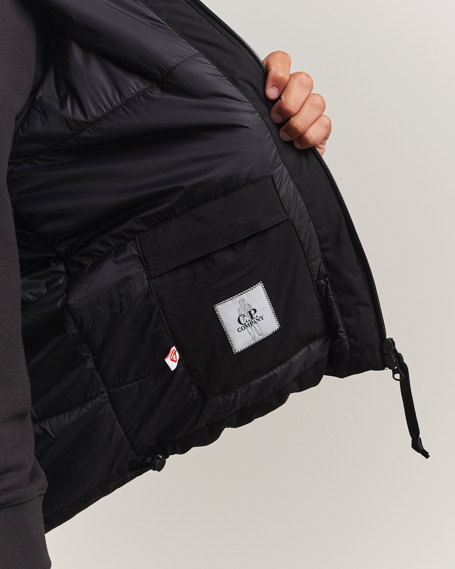 C.P. Company Pro-Tek Lightweight Padded Hood Jacket Black