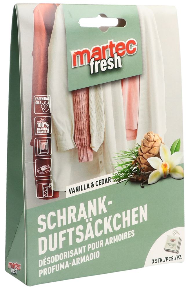 MARTEC Schrank-Duftsäckchen Btl 3 Stk