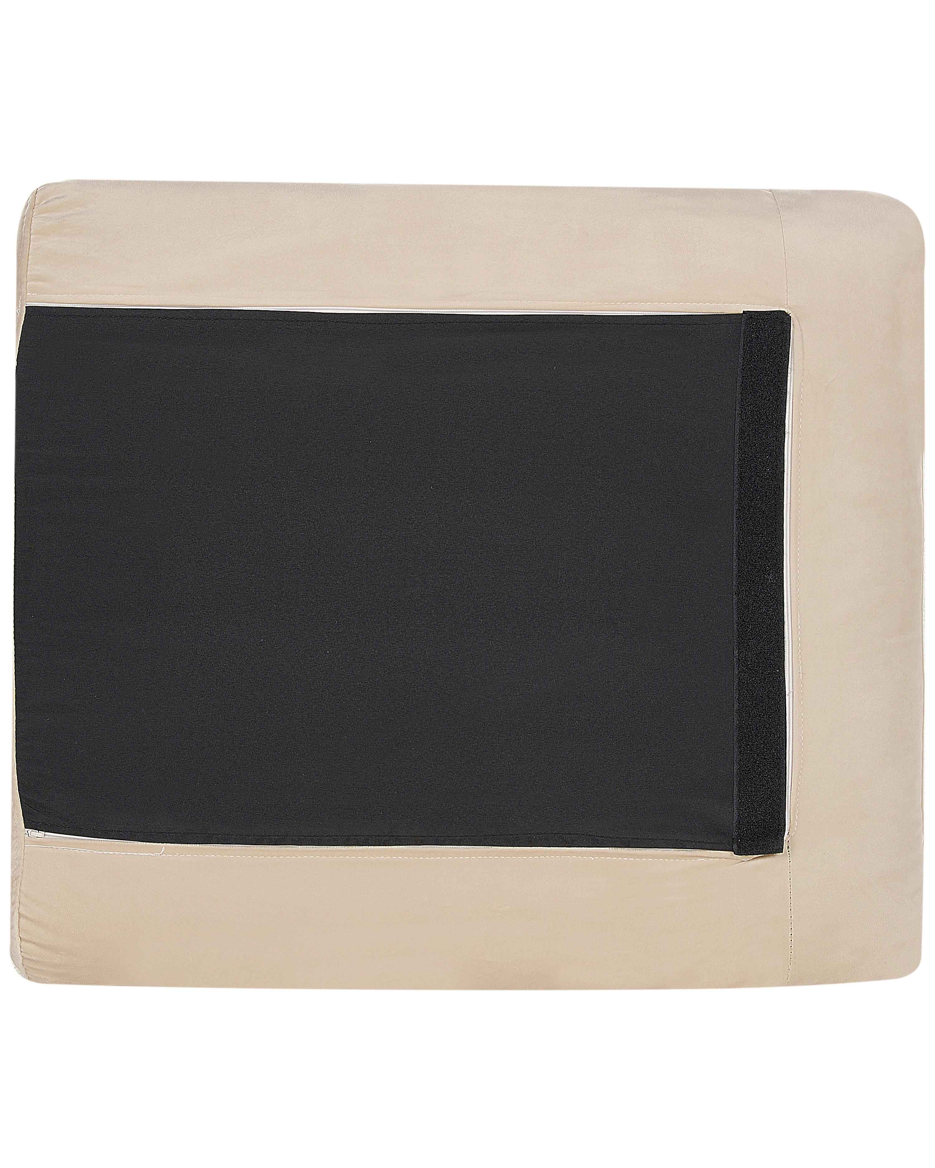 Fauteuil VINTERBRO Fluweel Beige