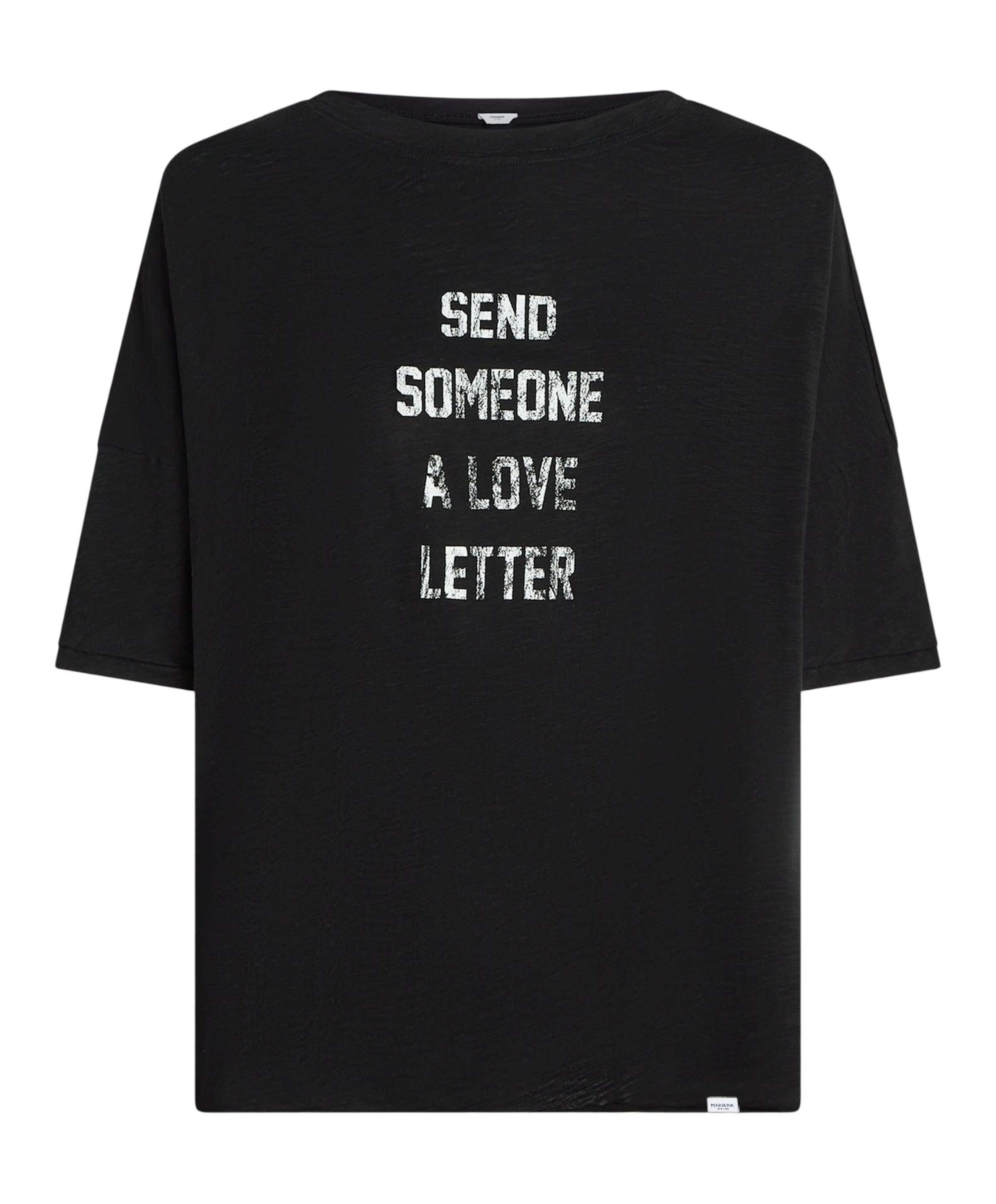 Penn & Ink N.Y. Dames T-shirt zwart