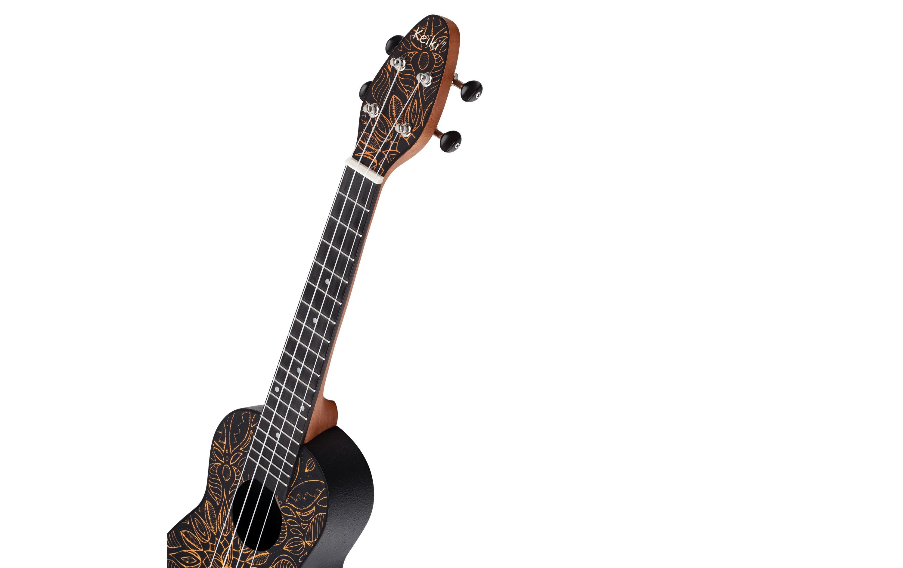 Ukulele Keiki Package K2SS-OKC – Orange KaleidoscopDer perfekte Einstieg in die Welt der Ukulele