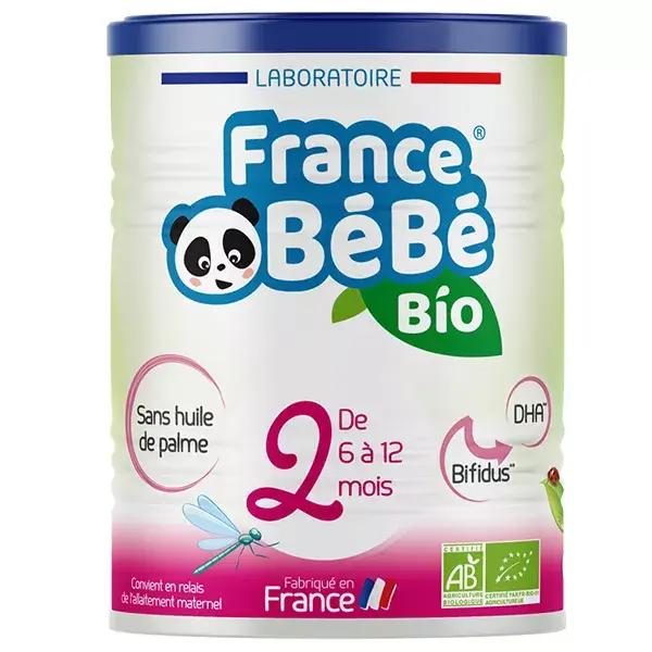 France Bébé Nutrition Leite de Seguimento Orgânico 2ª Etapa 400g