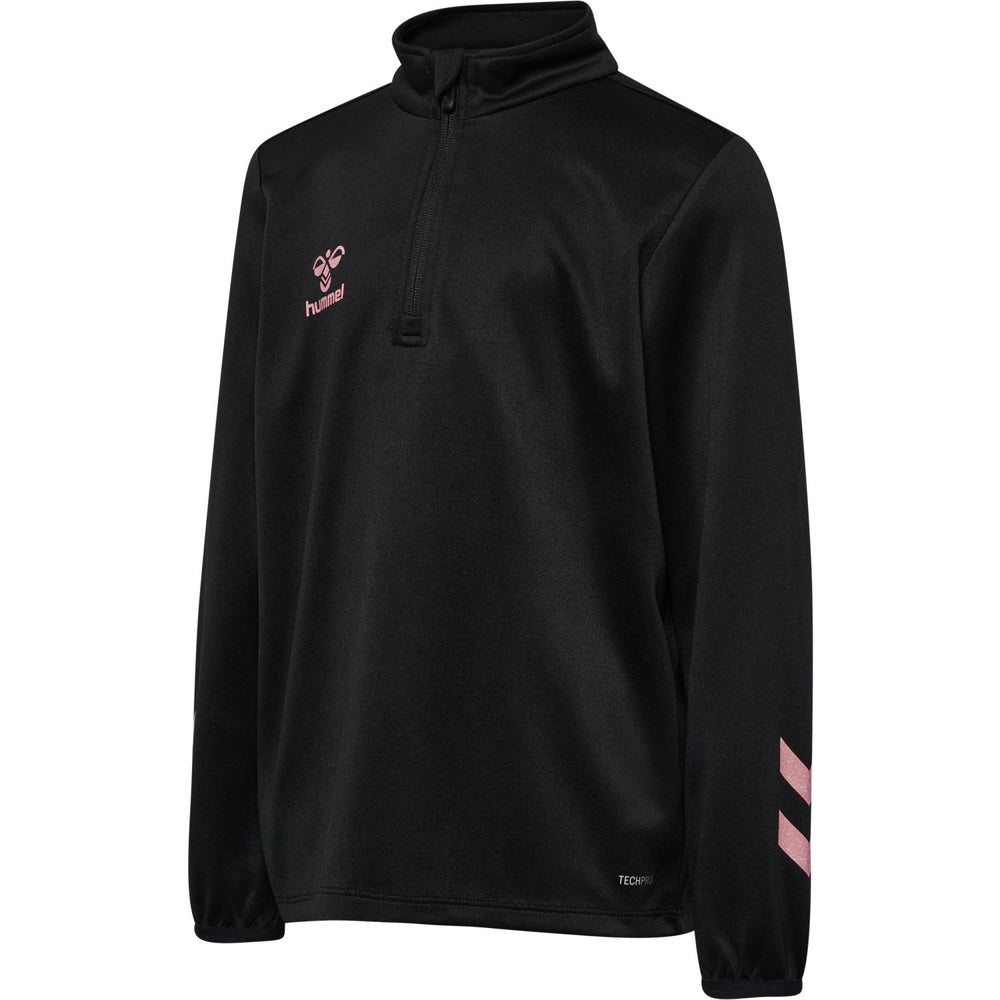 Køb Hummel Black/Bridal Rose Shimmer Half Zip Kids
