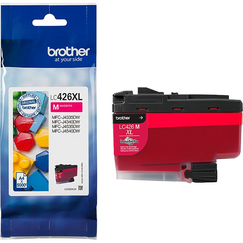 Cartouche Brother LC426XL haute capacité couleurs séparées pour imprimante jet d'encre