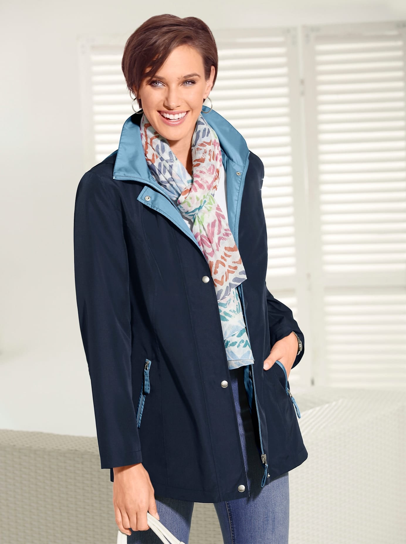 Classic Basics Funktionsjacke mit Kapuze