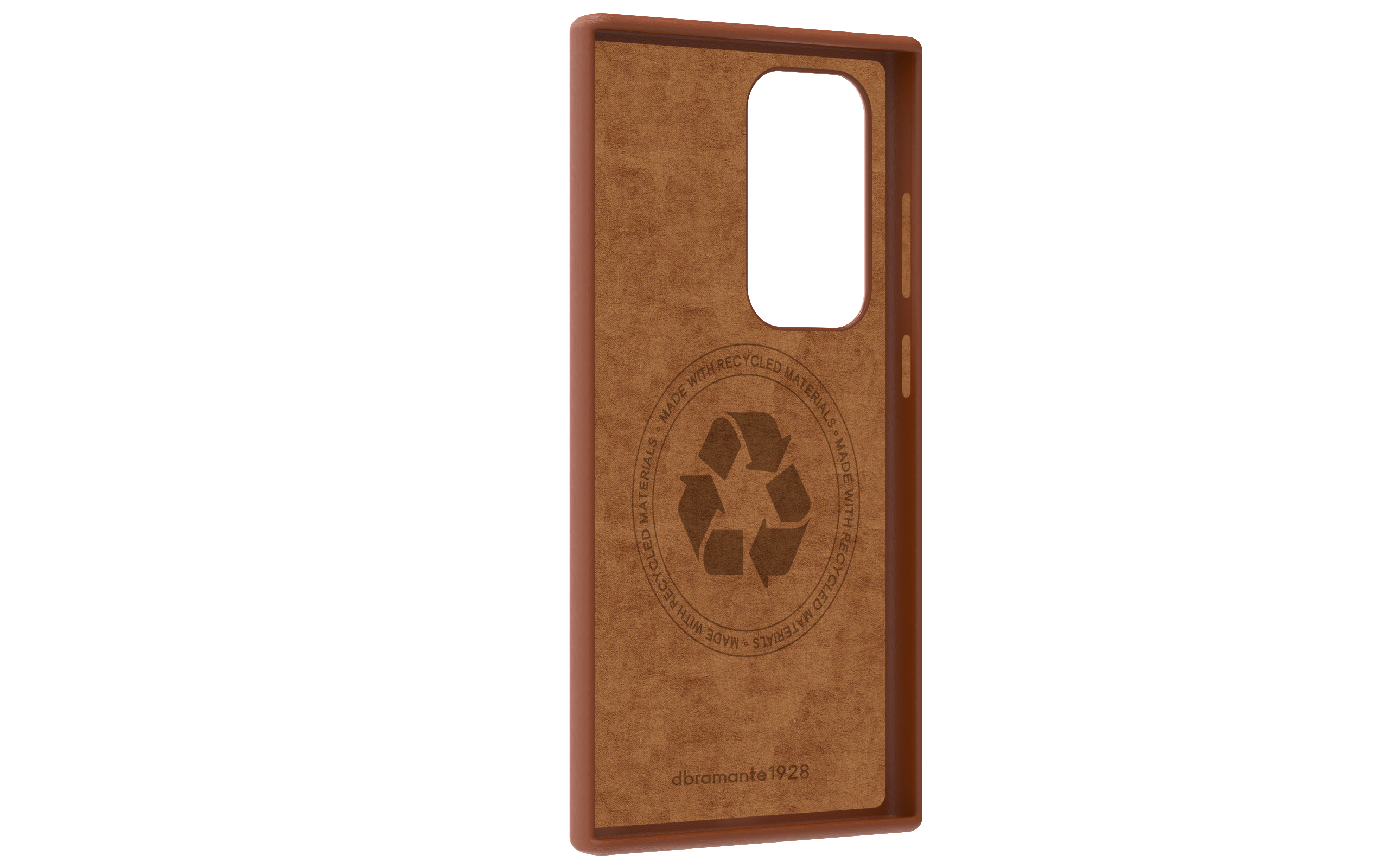 Samsung Galaxy S24 Ultra Echtleder Hardcase Hülle Roskilde Recycled (ROSUGT006048) - Tan