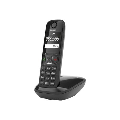 Gigaset AS690 - téléphone sans fil - noir