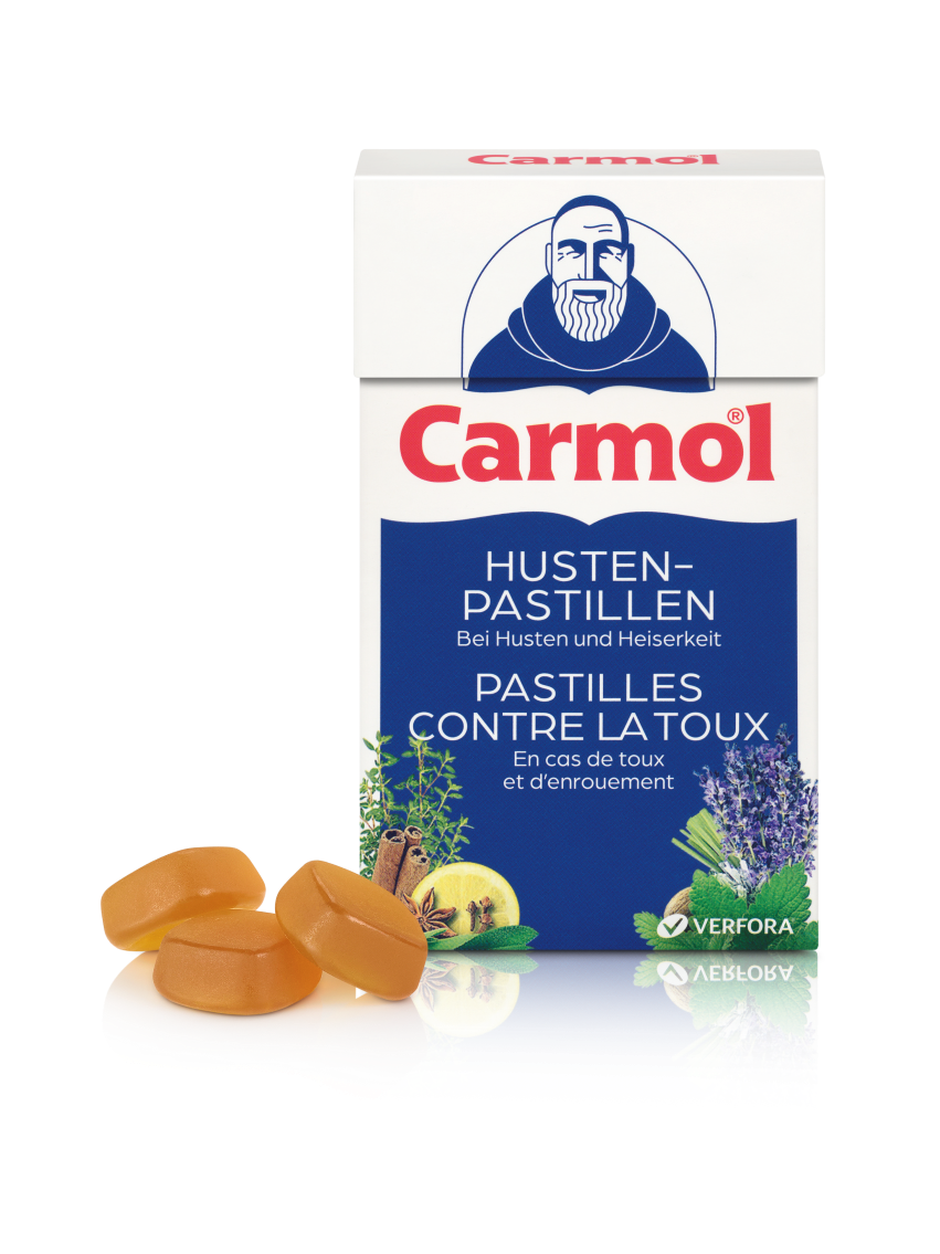 Carmol Husten-Pastillen<br>12 × 45 g, Box, Pastille