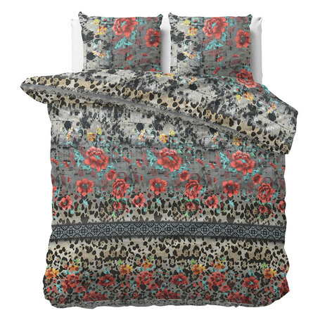 Dekbedovertrek Panther Lace - Antraciet