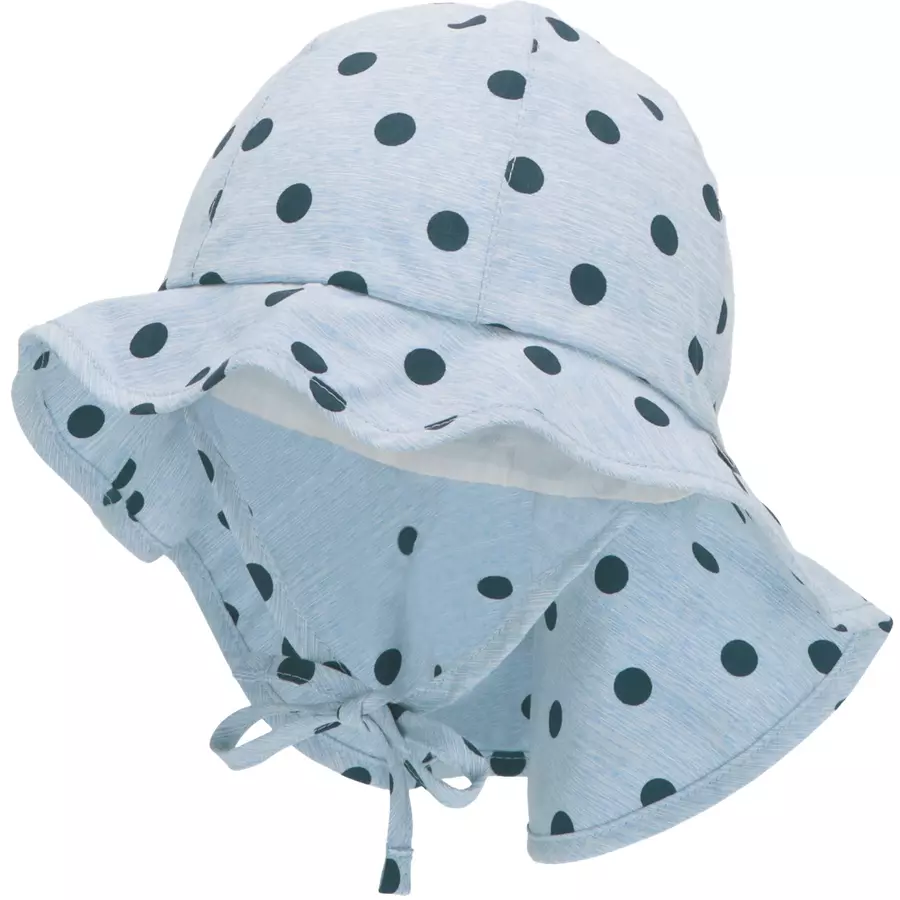 Sterntaler Sonnenhut Punkte himmelblau