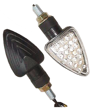 Dafy Moto - Mini Clignotants Led Noir