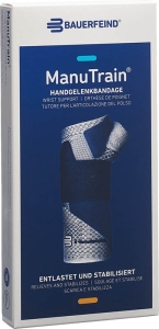 BAUERFEIND MANUTRAIN Aktivbandage Grösse 5 rechts titan