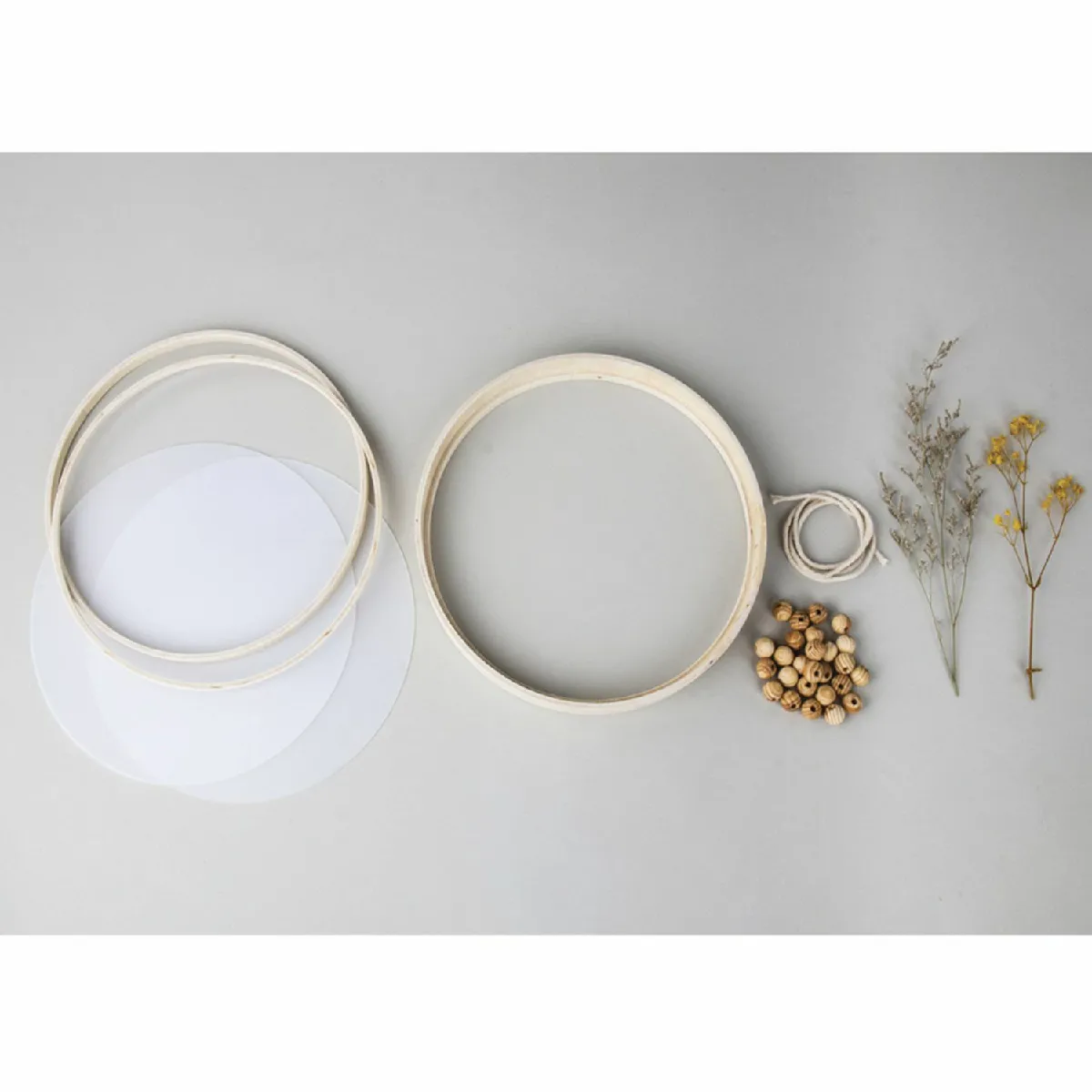 Rayher Kit Suspension Fleurs Séchées Ronde