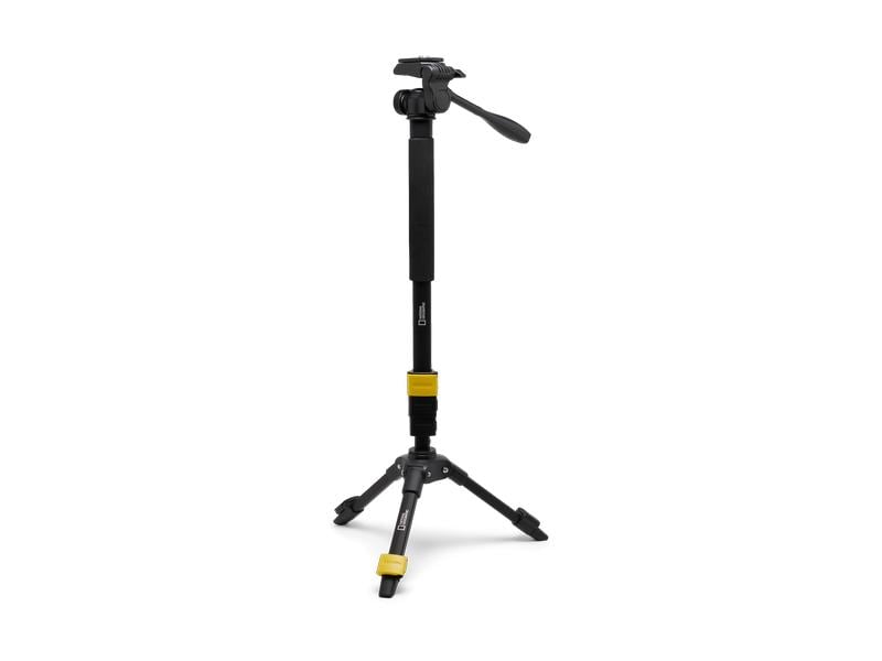 National Geographic Photo 3-in-1 Leichtes Einbeinstativ mit abnehmbarem Stativfuss