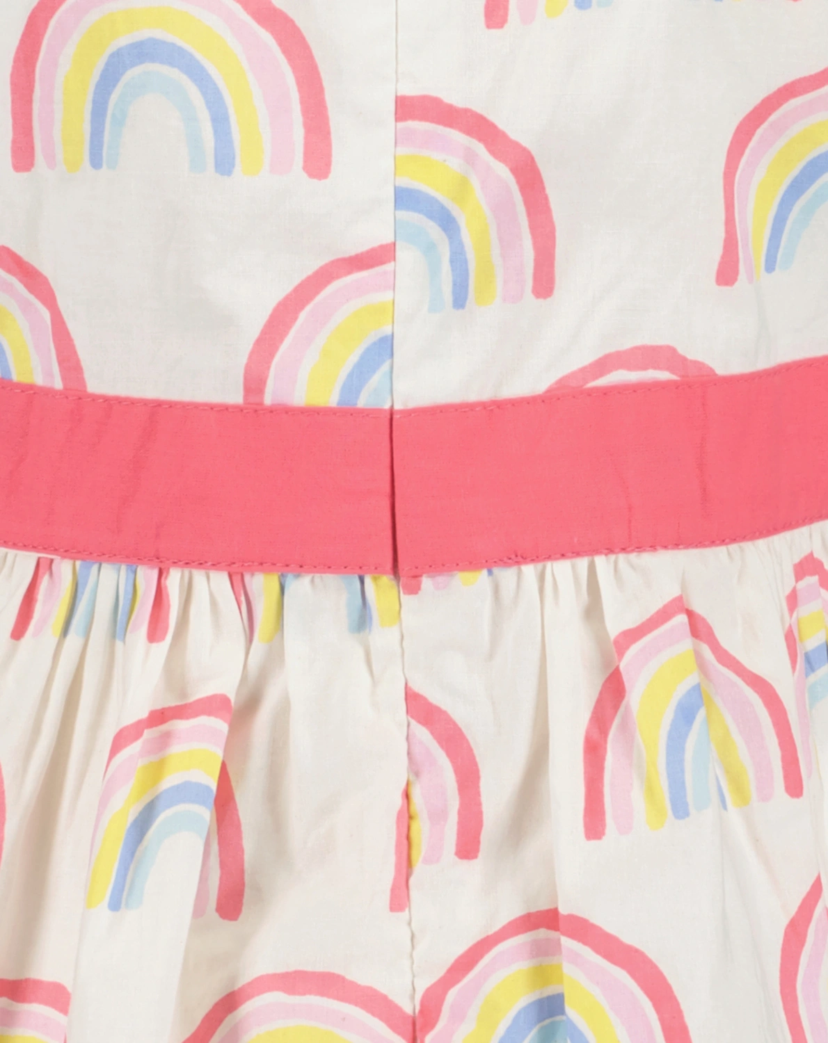 Kleid RAINBOWS AOP ärmellos in weiß