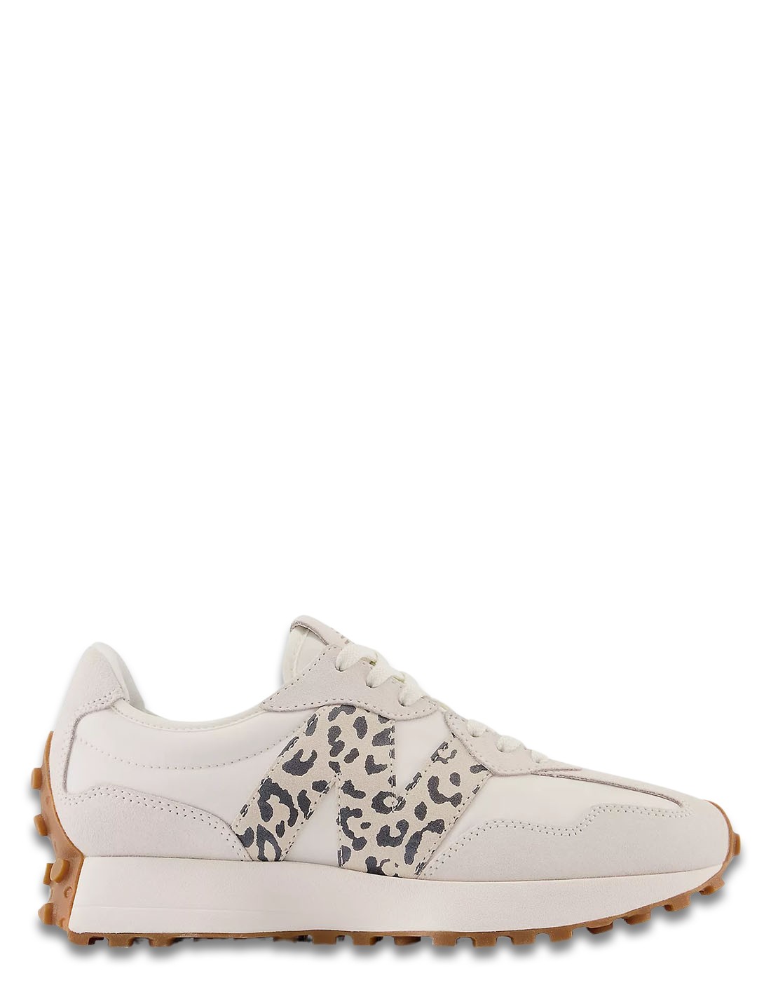 new balance Sneakers Femme 327 Blanc Léopard Daim