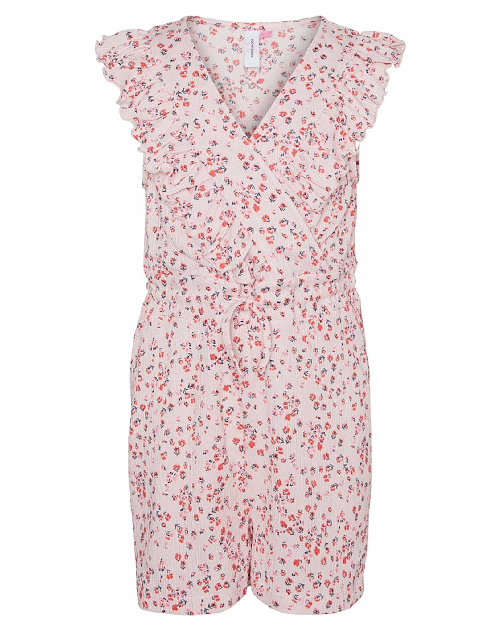 Jumpsuit VMHAYA FLOWERS kurz in heavenly pink