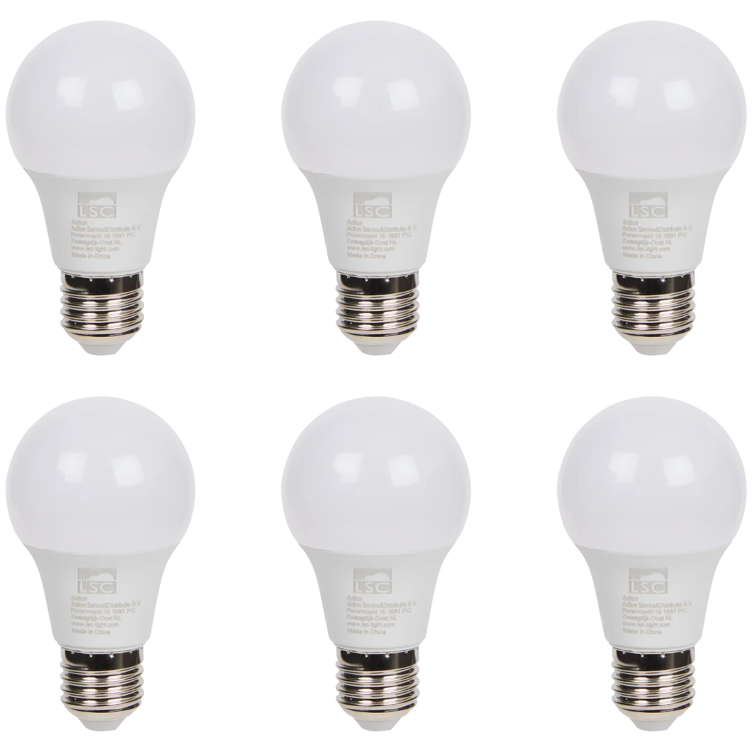 LSC ledlampen 6 stuks | 8,5 watt | 806 lumen