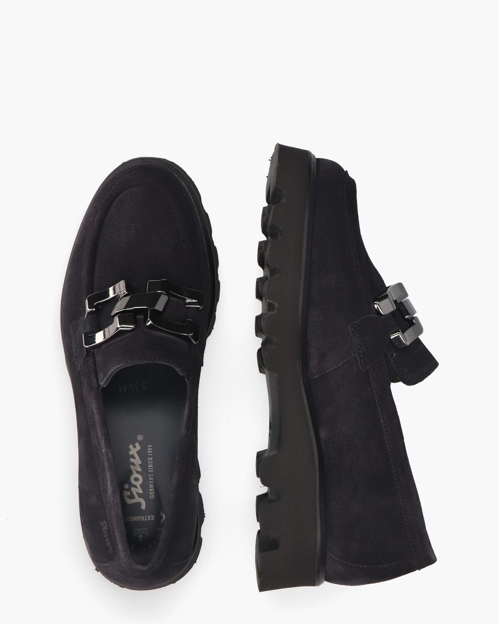 Sioux 41343 Donkerblauw Damesloafers