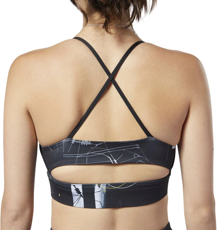 Reebok Workout Ready Tri-Back Low-Impact Bra Grå