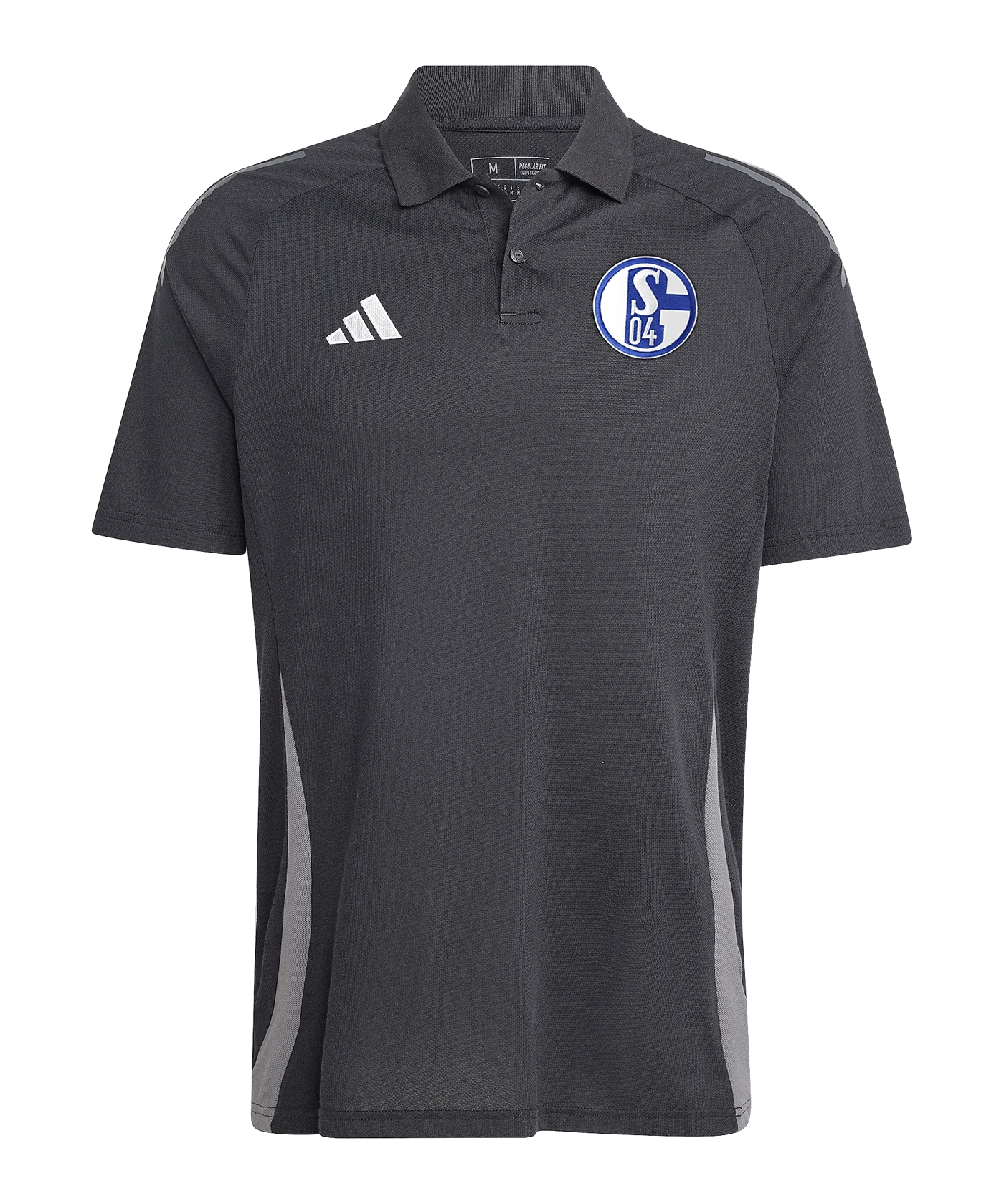 adidas FC Schalke 04 Poloshirt Schwarz
