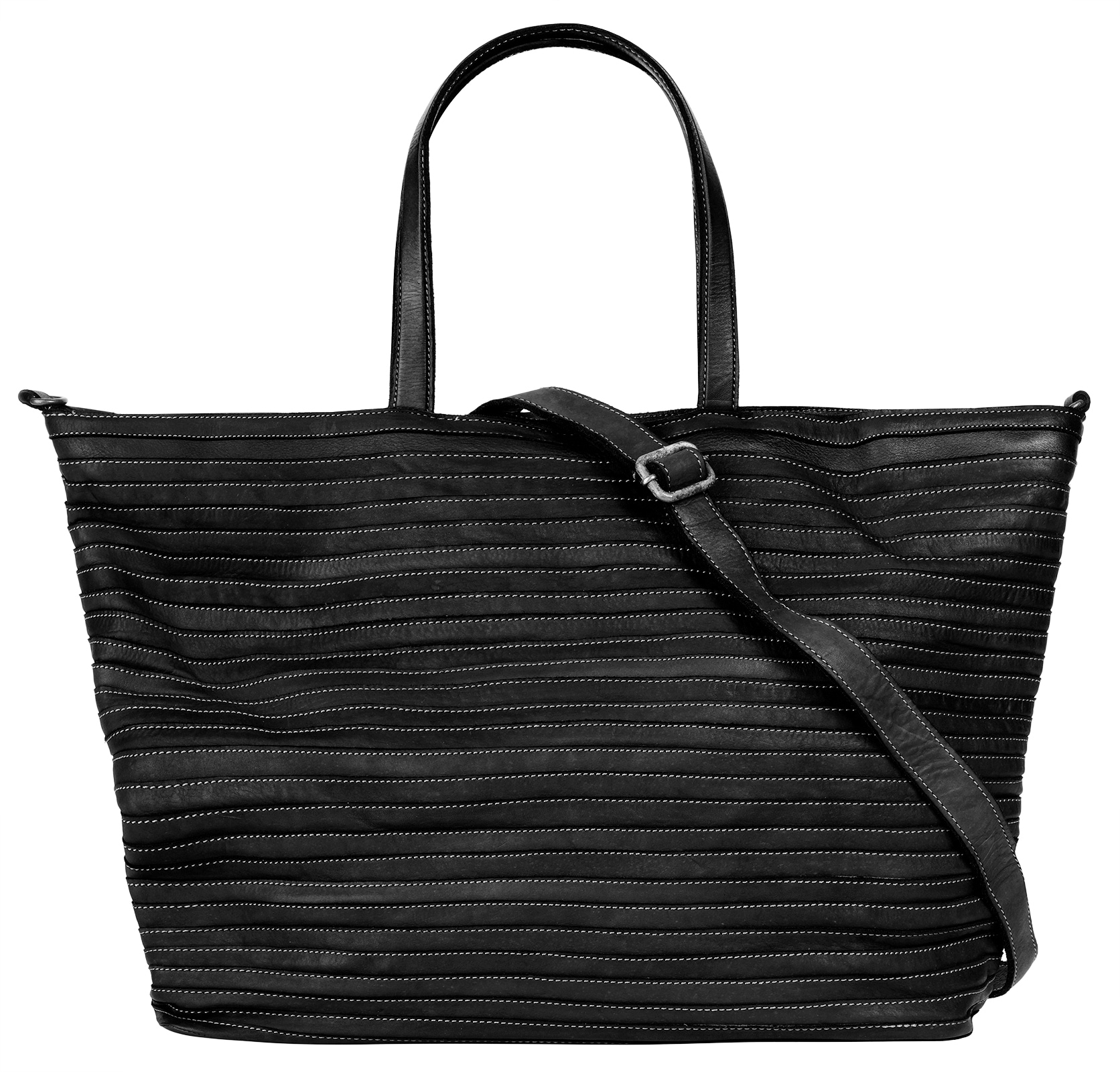 Samantha Look Shopper echt Leder, Made in Italy