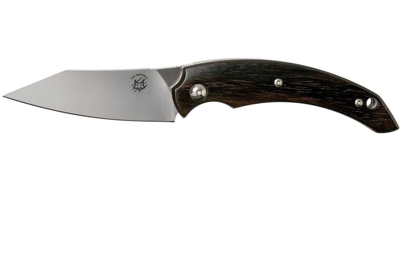 Fox Slim Dragotac Piemontes FX-518ZW Ziricote Wood zakmes, Bastinelli design