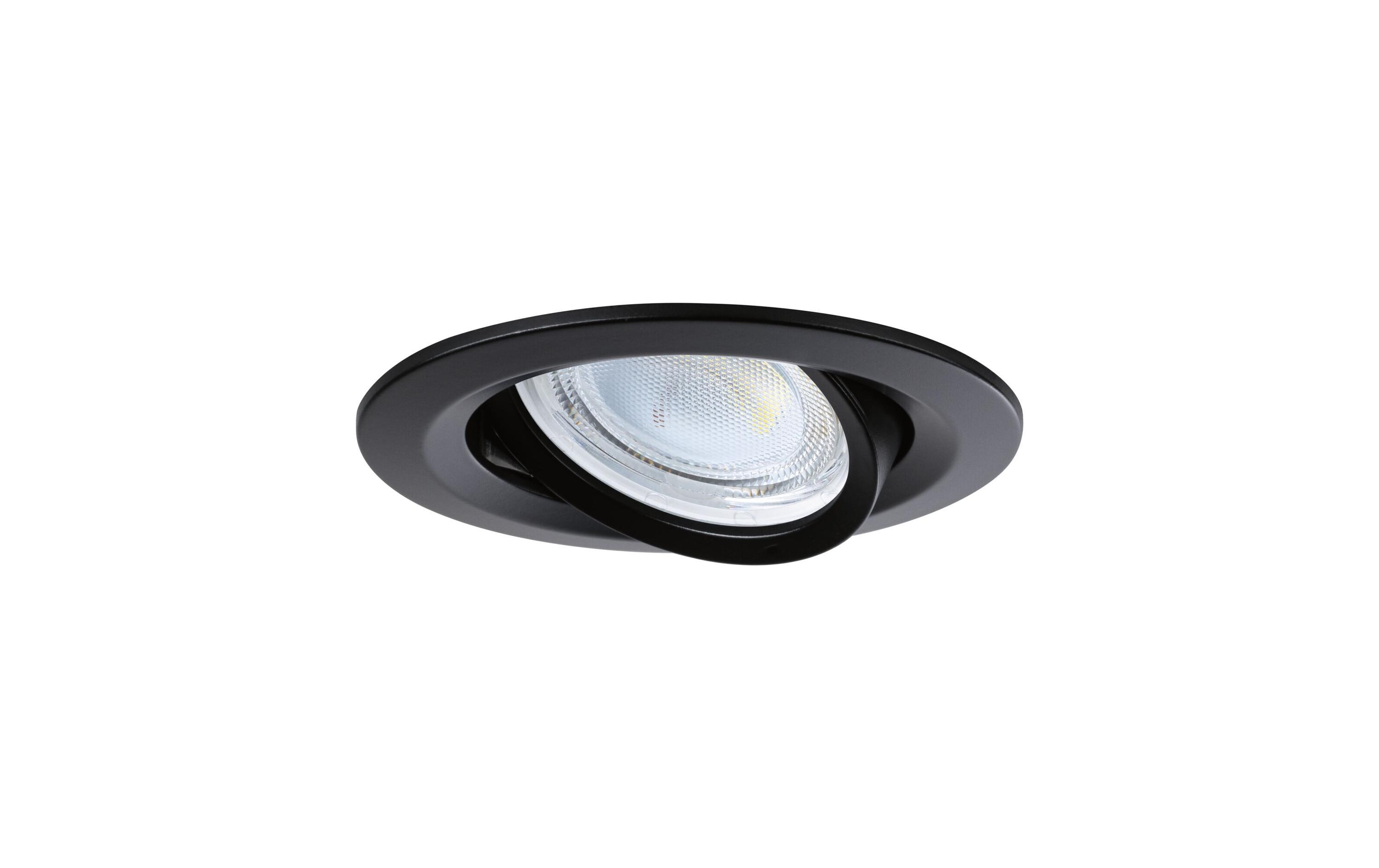 Einbauleuchte LED Nova Plus 3-Set SchwarzRunde Einbauleuchte