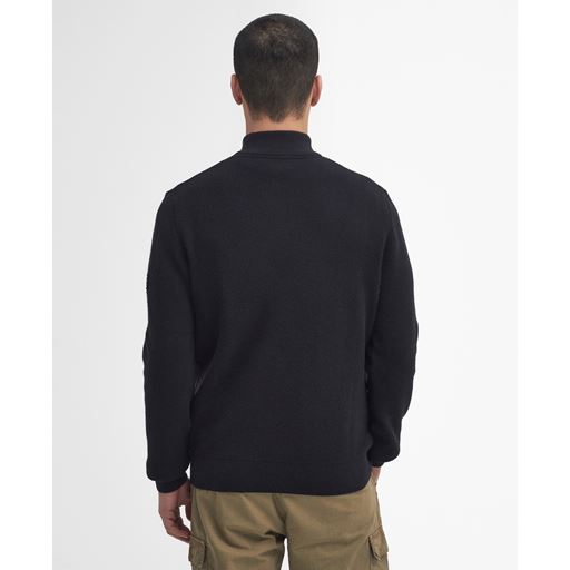 Barbour International Crawley Funnel Neck Sweater, Black, XXL
