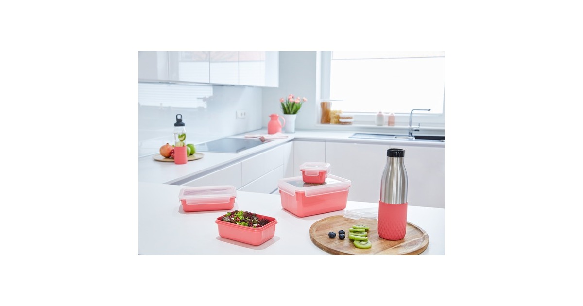 EmsaBludrop Sleeve Thermosfles roze  (Koraal, 0,5 Liter)
